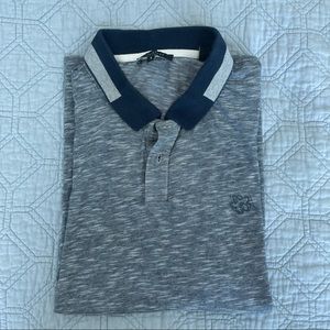 Mens Ted Baker London Navy Polo- size 5